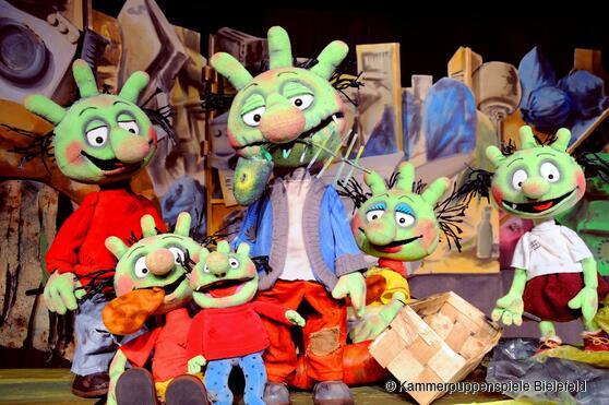 Puppentheater: Die Olchis und der Geist der blauen Berge