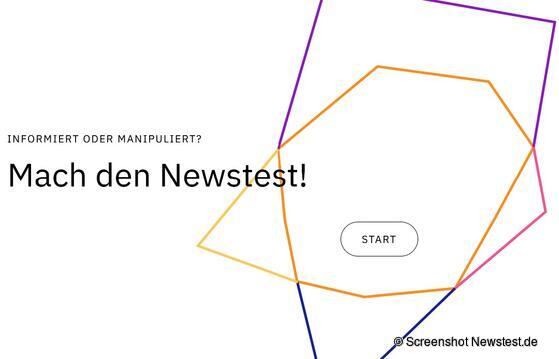 Newstest checkt Medienkompetenz