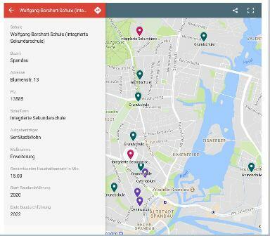 Schulbauoffensive: Infos und Karte