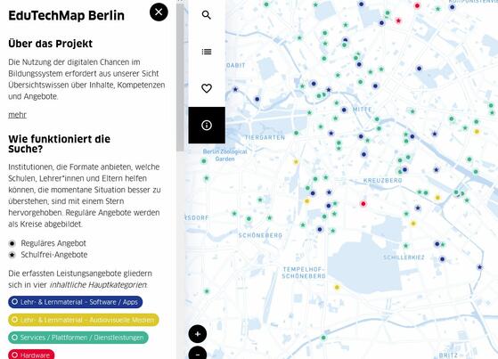Mit edutech digitale Bildungsangebote finden
