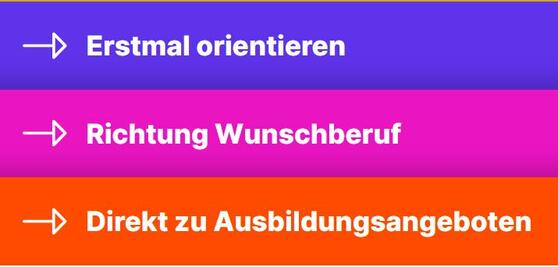 Online-Portal „Berufenavi“ 