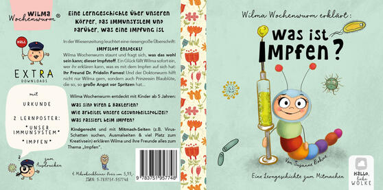 Kinderbuch: Wilma Wochenwurm erklärt: Was ist impfen