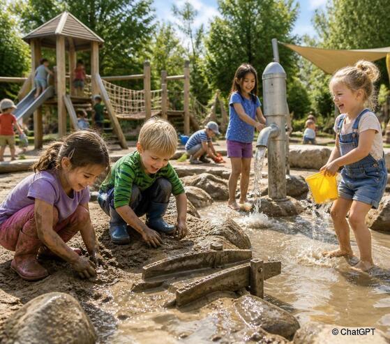 Wasserspielplätze in Berlin