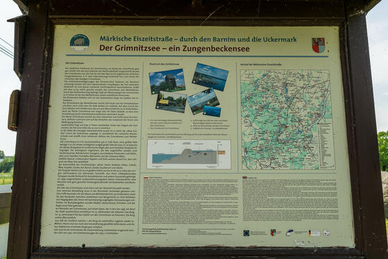 Infotafel am Grimnitzsee