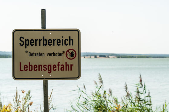 Schlabendorfer See Sperrbereich