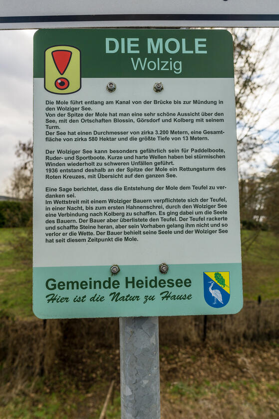 Wolziger See Mole