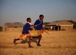 Auf dem Weg zur Schule
